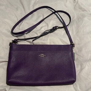 Coach Vibrant Purple Crossbody Bag